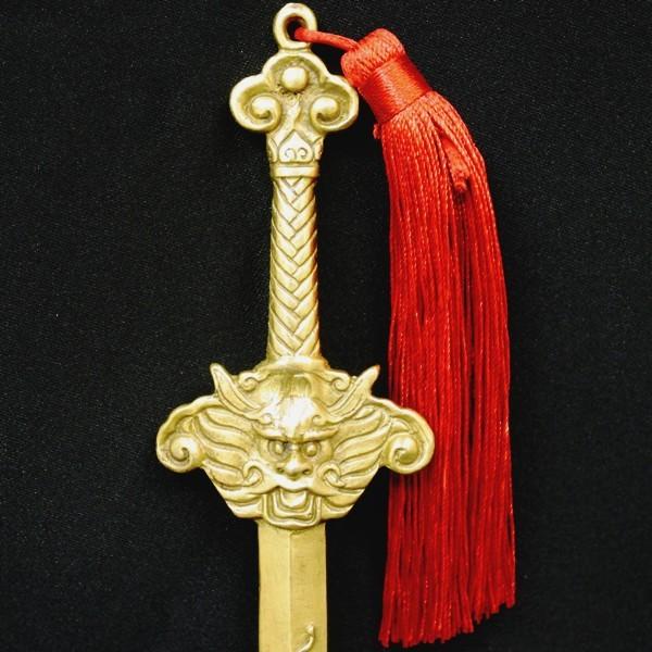 開運 七星剣 風水 置物 銅製 風水グッズ 開運グッズ 魔除けグッズ