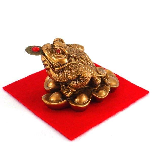開運 三脚蛙 三本足 カエル 置物 金色 風水 玄関 縁起 かわいい 開運 三脚蛙 三本足 カエル 置物 金色 風水 玄関 縁起 かわいい