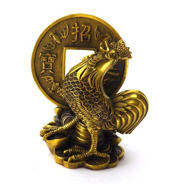 激安大特価 占い 開運 置物 鳥 鳥の置物 おしゃれ 招財進宝鶏大 銅製 21 グッズ 金運アップ 開運グッズ インテリア 風水グッズ 干支の置物 酉の置物 玄関 風水 送料無料 一部地域を除く Applefaces Co