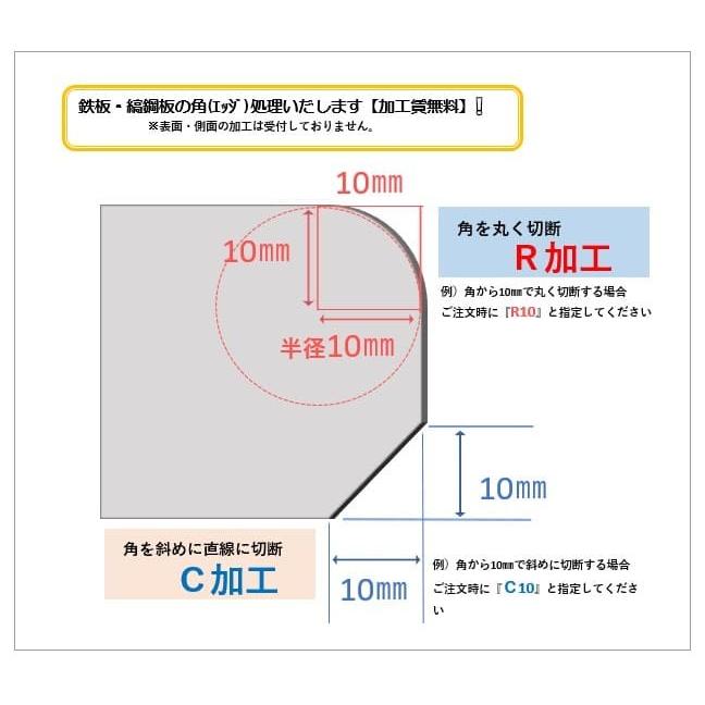 鉄板(鋼板)　板厚6mm レーザー切断 600mm×900mm お好きな長さでカット販売｜kouzaihouse-nakano｜02