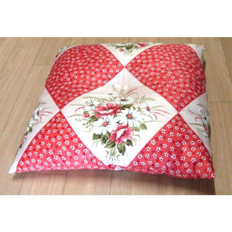 小座布団 クッション 座布団 マーガレット 花柄 : ショップこうづき