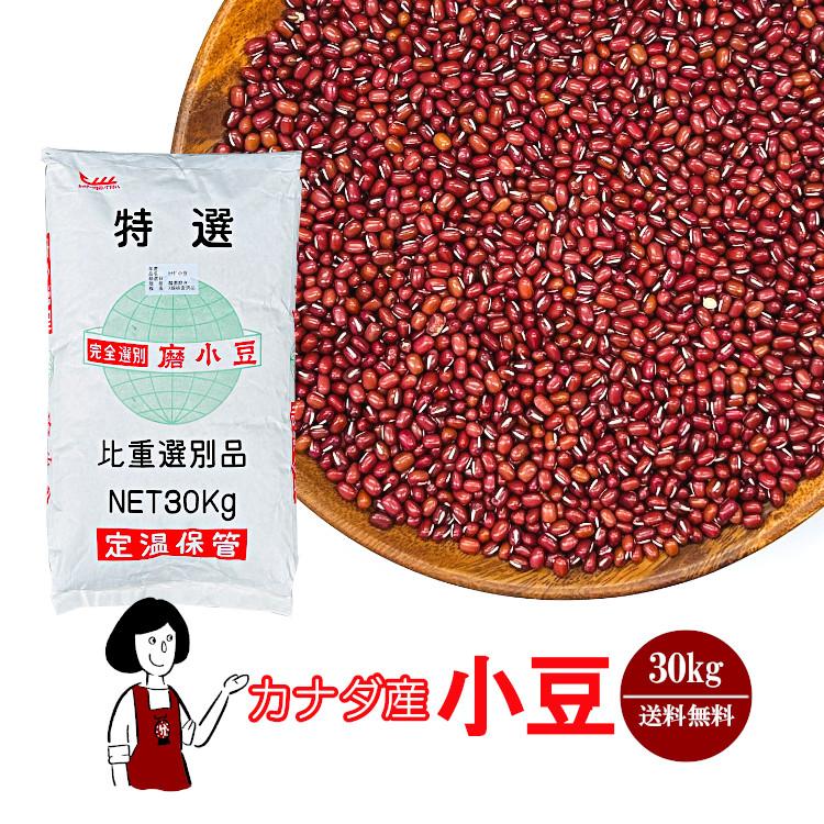 小豆6キロ カナダ産 小豆 30kg / 2023年産 業務用サイズ 送料無料 : こわけや