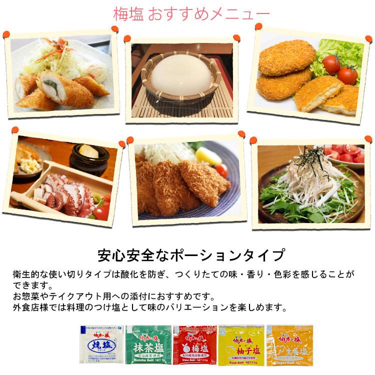 187円 Rakuten 伯方の塩 抹茶塩 1g 袋