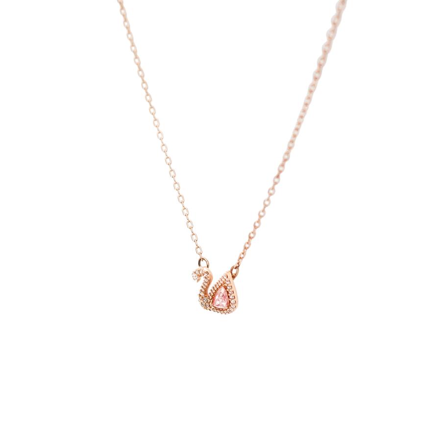 SWAROVSKI（スワロフスキー） Swan ネックレス 5469989 ピンク