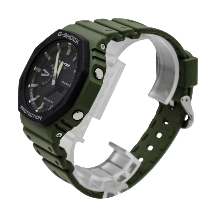 CASIO G-SHOCK GA-2110SU カーキ カシオーク アナデジ美品 G-SHOCK CASIO カシオ GA-2110SU-3A G-ショック ANALOG-DIGITAL