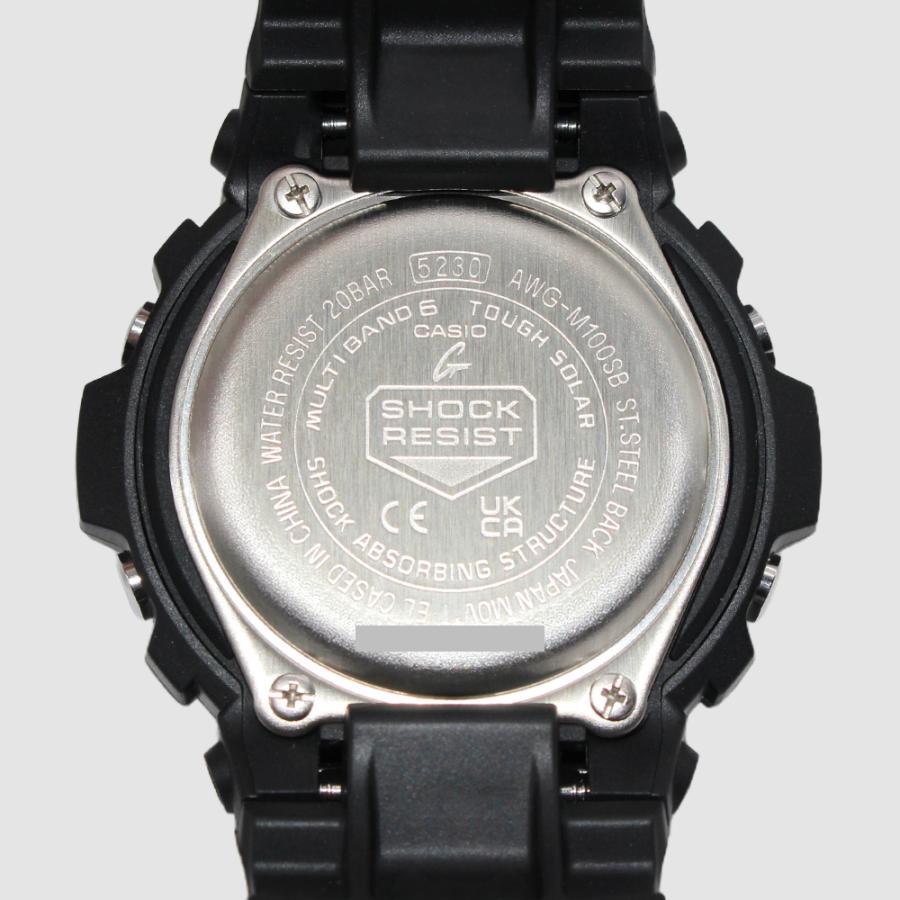 CASIO カシオ AWG-M100SB-2A G-SHOCK ネイビー メンズ腕時計  電波ソーラー MULTIBAND6 耐衝撃 20気圧防水 アナデジ LED付 [並行輸入]の画像