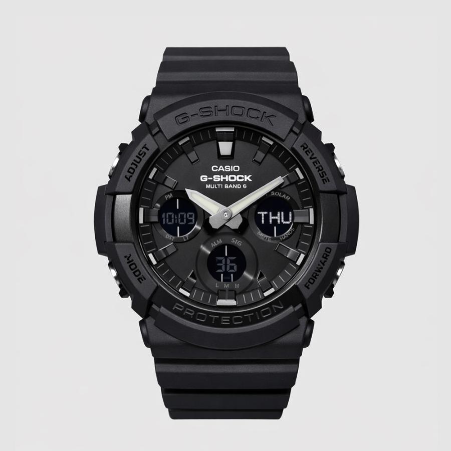 CASIO カシオ GAW-100B-1A G-SHOCK ブラック メンズ腕時計 電波ソーラー 耐衝撃 20気圧防水 アナログ デジタル LED付 [並行輸入]の画像