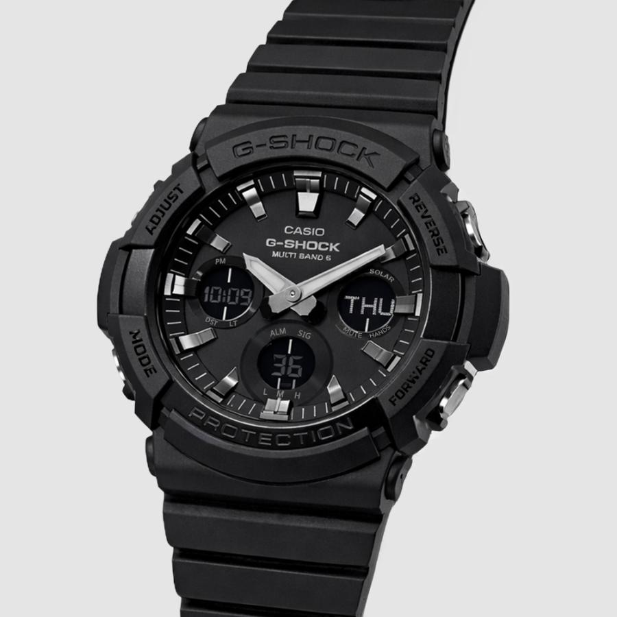 CASIO カシオ GAW-100B-1A G-SHOCK ブラック メンズ腕時計 電波ソーラー 耐衝撃 20気圧防水 アナログ デジタル LED付 [並行輸入]の画像