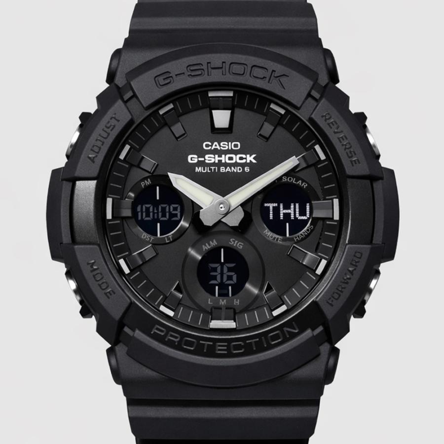 CASIO カシオ GAW-100B-1A G-SHOCK ブラック メンズ腕時計 電波ソーラー 耐衝撃 20気圧防水 アナログ デジタル LED付 [並行輸入]の画像
