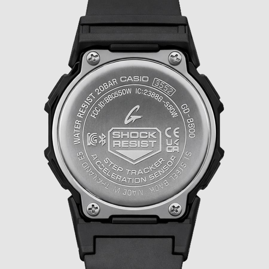 G-SHOCK CASIO カシオ GD-B500-1 ブラック ユニセックス腕時計