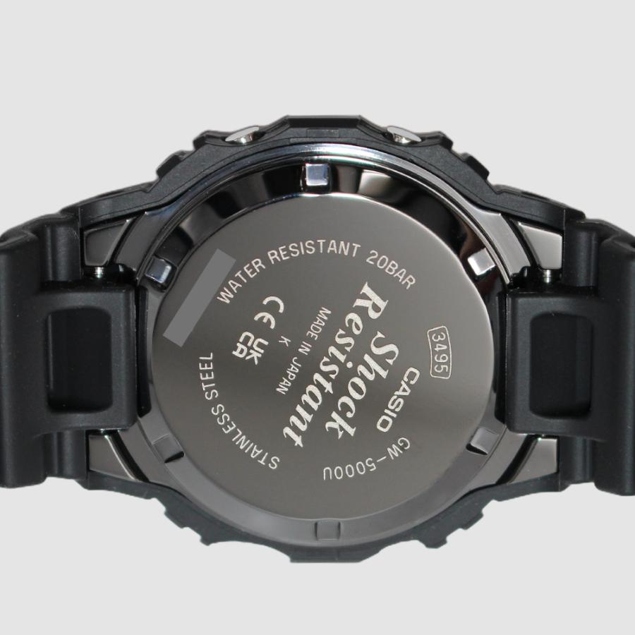 G-SHOCK CASIO カシオ GW-5000U-1 ブラック メンズ腕時計 電波ソーラー
