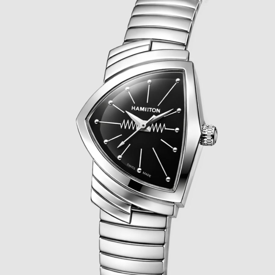 HAMILTON ハミルトン H24211130 ベンチュラ S クォーツ ブラック レディース 腕時計 VENTURA QUARTZ [並行輸入]の画像
