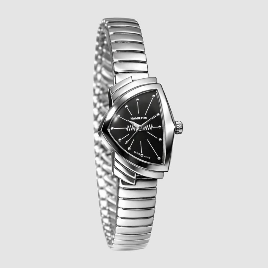 HAMILTON ハミルトン H24211130 ベンチュラ S クォーツ ブラック レディース 腕時計 VENTURA QUARTZ [並行輸入]の画像