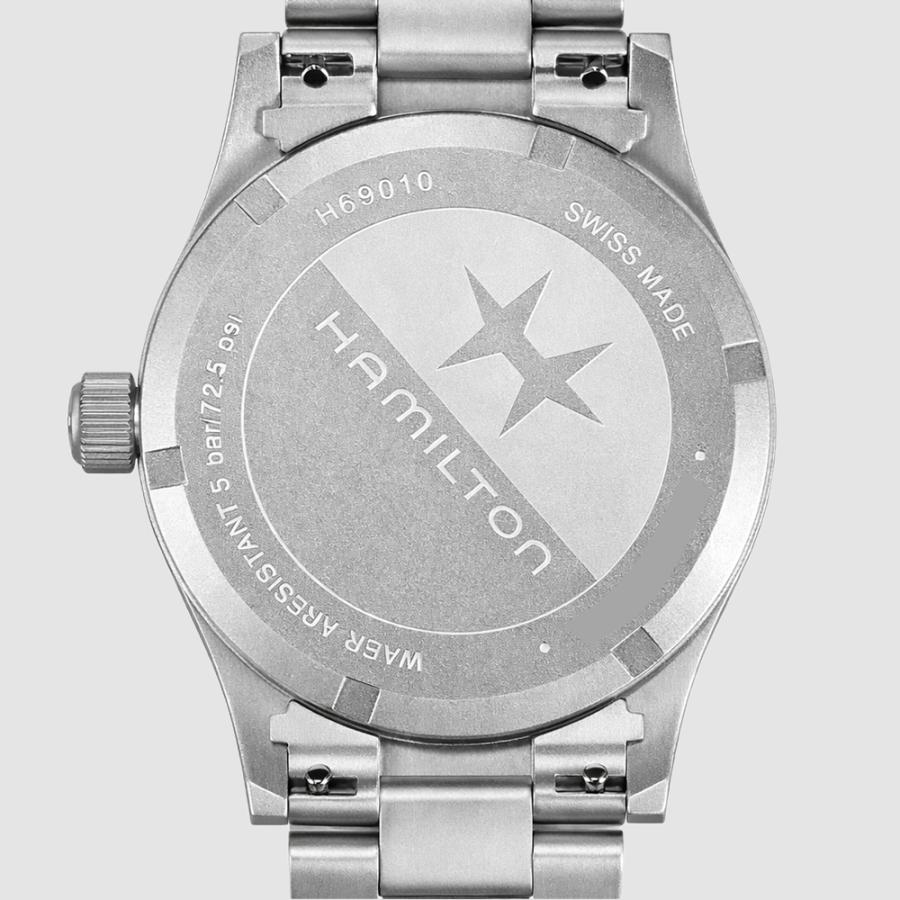 HAMILTON ハミルトン H69301110 33mm ホワイト カーキ フィールド クォーツ  メンズ レディース　腕時計 [並行輸入]の画像