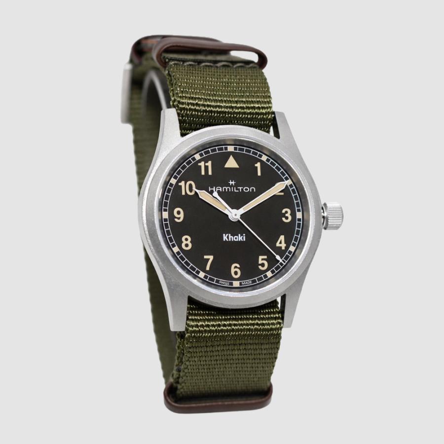 HAMILTON ハミルトン H69301930 33mm ブラック カーキフィールド クォーツ  メンズ レディース　腕時計 [並行輸入]の画像