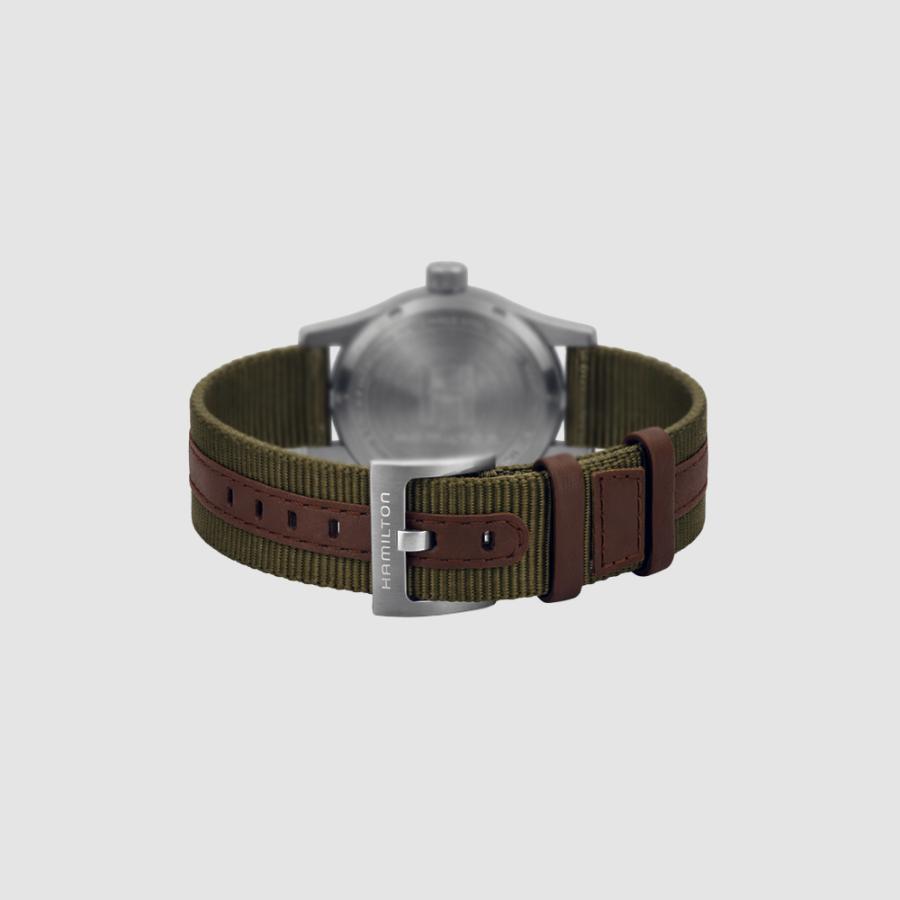 HAMILTON ハミルトン H69301930 33mm ブラック カーキフィールド クォーツ  メンズ レディース　腕時計 [並行輸入]の画像