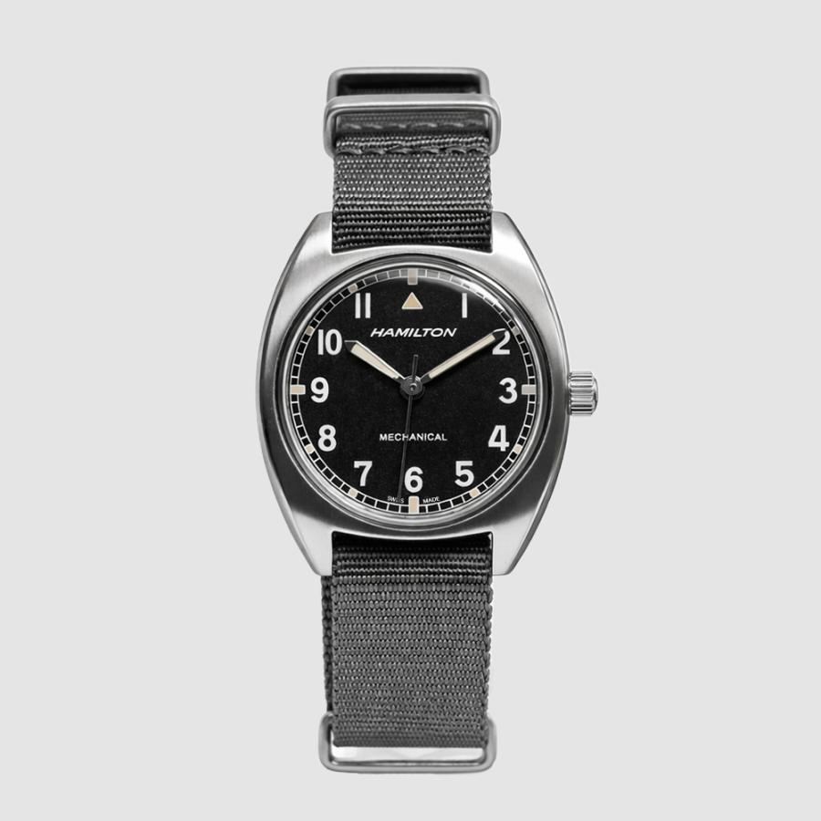 HAMILTON ハミルトン H76419931 36mm カーキ ブラック アビエーション パイロット パイオニア メカニカル メンズ レディース 腕時計 パワーリザーブ [並行輸入]の画像