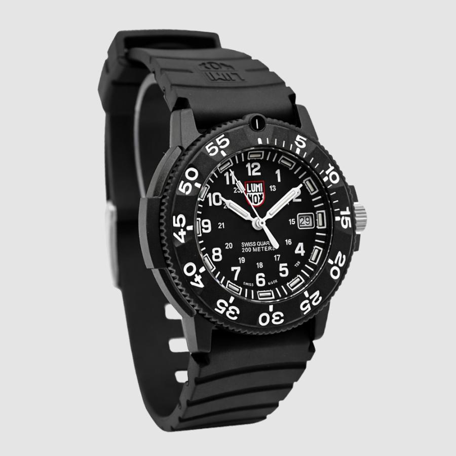 LUMINOX ルミノックス XS.3001.F(Ref.3001.F) 43mm ネイビーシールズ ブラック メンズ 腕時計 200m防水 20気圧 超軽量 カーボン LLT クォーツ [並行輸入]の画像