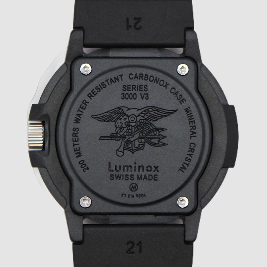 LUMINOX ルミノックス XS.3001.F(Ref.3001.F) 43mm ネイビーシールズ ブラック メンズ 腕時計 200m防水 20気圧 超軽量 カーボン LLT クォーツ [並行輸入]の画像