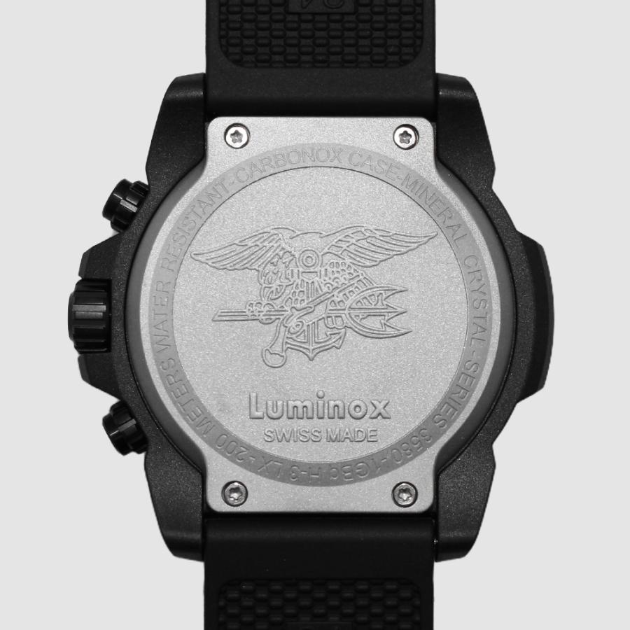 LUMINOX ルミノックス XS.3581.EY(Ref.3581.EY) 45mm ネイビーシールズ ブラック レッド メンズ 腕時計 防水 クロノグラフ 超軽量 [並行輸入]の画像