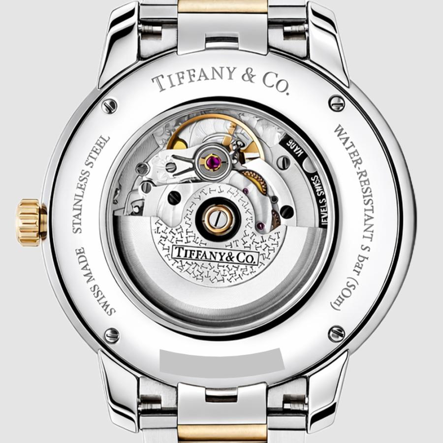 Tiffany&Co. ティファニー Z1810.68.15A21A00A 41mm シルバー イエローゴールド メンズ 腕時計 自動巻き 機械式 18K [並行輸入]の画像