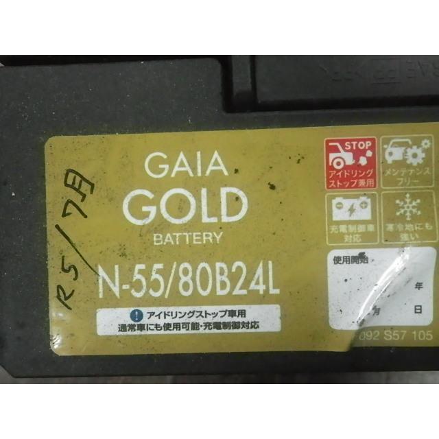 【KAP】152058 バッテリー オートバックス　GAIA GOLD，N-55,80B24L,13.00V,503CCA，パルス充電済｜koyaautoparts｜04