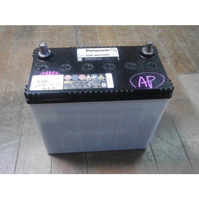 KAP】158852 バッテリー 中古良品,Panasonic,55B24L,13.04V,397CCA