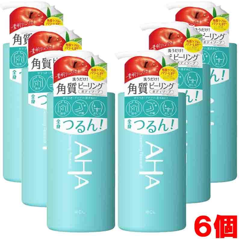 BCL 【6個】AHA クレンジングリサーチ ボディピールソープ BCL 480mL×6