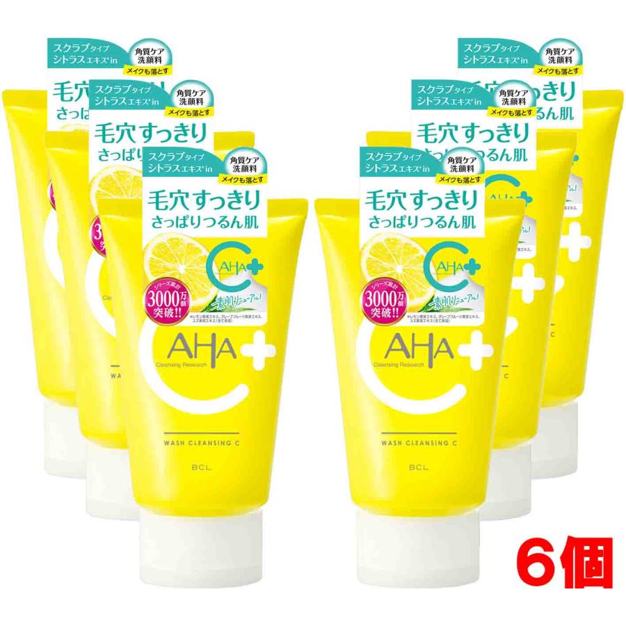 BCL 【6個】AHA クレンジングリサーチ ウォッシュクレンジング C BCL 