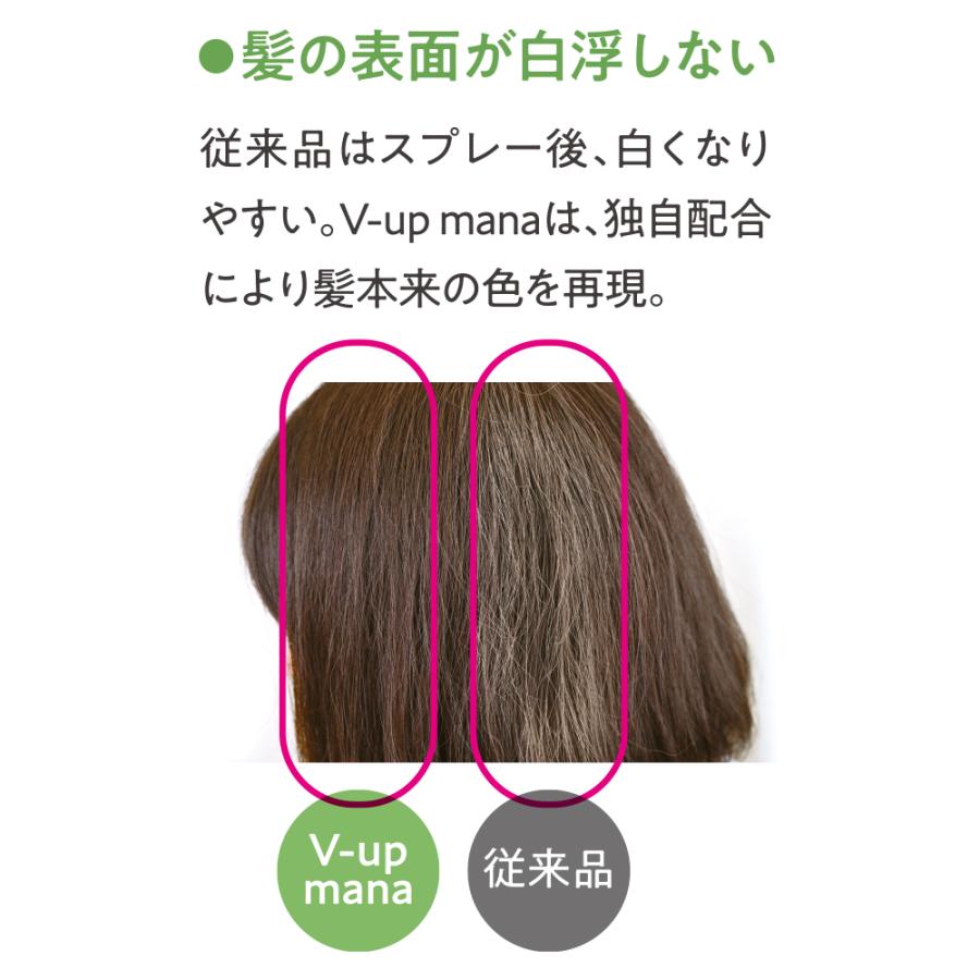 【ナチュラルブラック・2本】ピノーレ V-up Mana ヘアマスカラスプレー ナチュラルブラック（薄毛隠しスプレー）100g×2本【ヤ】｜koyama-p｜09