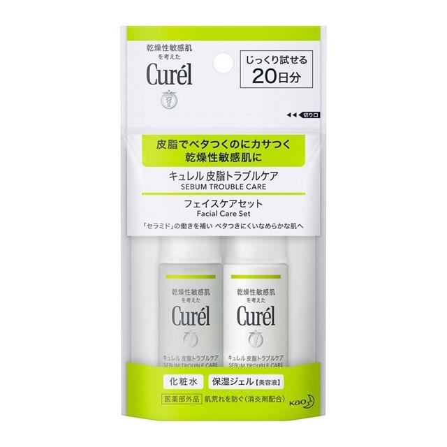 Curél キュレル 皮脂トラブルケア 保湿ジェル 120ml 4本セット Curel 【医薬部外品】キュレル 皮脂トラブルケア フェイスケアセット