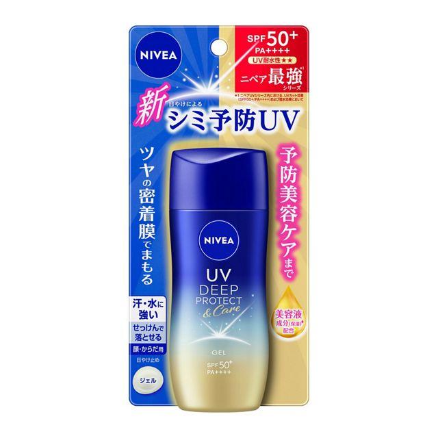 【メール便発送】ニベアＵＶ　ディープ　プロテクト＆ケア　ジェル  ＰＦ５０＋／ＰＡ＋＋＋＋／ＵＶ耐水性★★ の商品画像