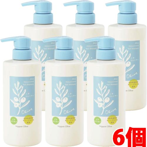 6個】日本オリーブ ナチュラルマインド シャンプー 500mL×6個 : ヘルス