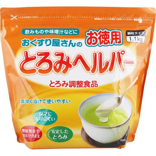 FINE JAPAN おくすり屋さんのとろみヘルパーお徳用 1.1kg : ヘルスケア