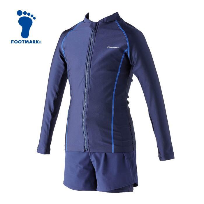 FOOTMARK（フットマーク） 泳げる長袖セパレーツ水着 上下セット 120 