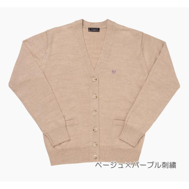 OLIVE des オリーブデオリーブスクール クラウン刺繍ウール混 