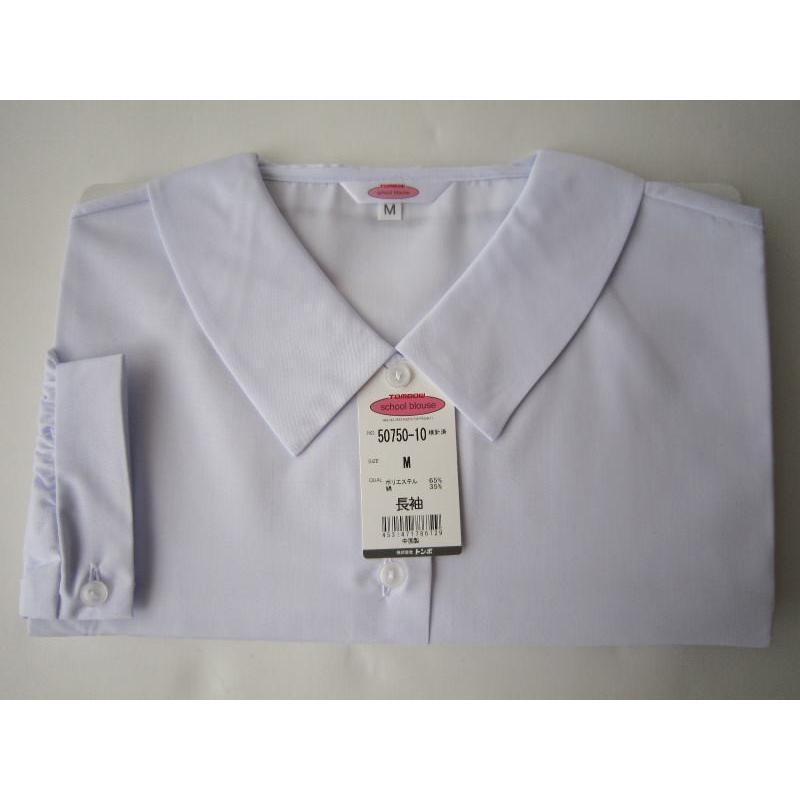 中高生用女子ブラウス 長袖スクールブラウス 角衿 平衿 Xl Xll Tombow School Blouse 制服 スクールシャツ 10 X スクールショップコヤマ 通販 Yahoo ショッピング