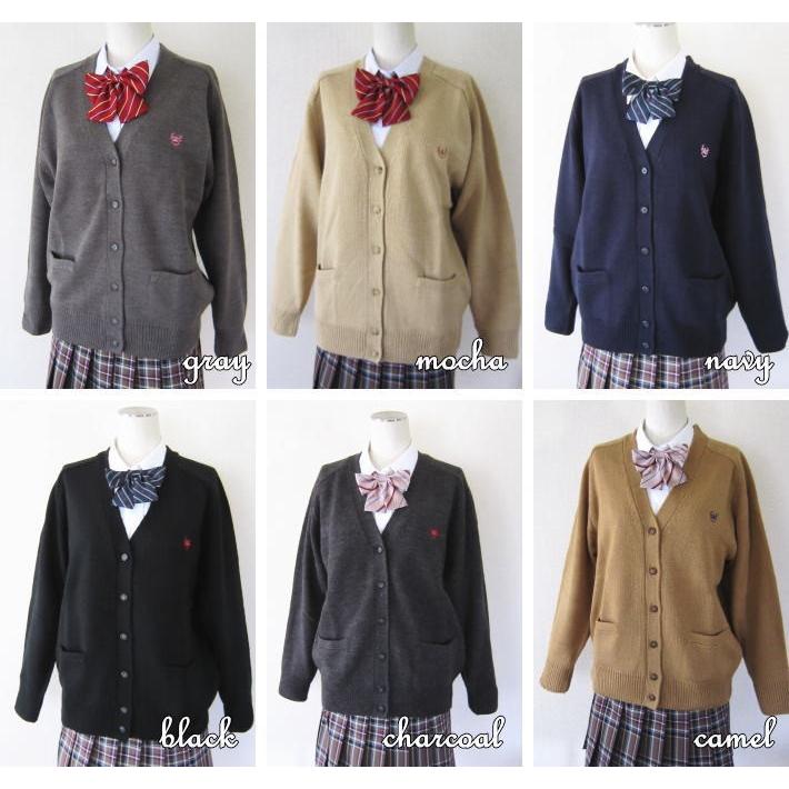 オリーブデオリーブスクール スクールカーディガン 女子 クラウン刺繍 ウール アクリルカーディガン 制服 学生 Jn714 スクールショップコヤマ 通販 Yahoo ショッピング