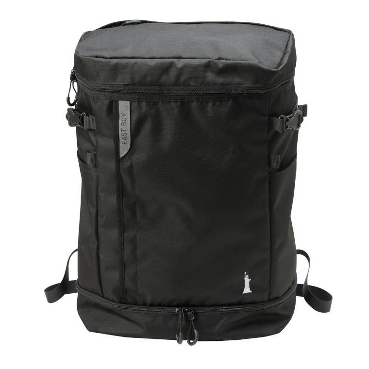 EASTBOY イーストボーイ スクールバッグ リュック 通学リュック スクエアパック 2層式セパレートタイプ 32L スクールリュック デイパック デイバッグ ブラック_1