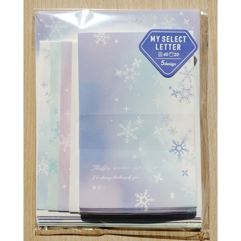 2022年11月・クラックス MY SELECT レターセット (fluffy snow 2022年11月・クラックス MY SELECT レターセット (fluffy snow