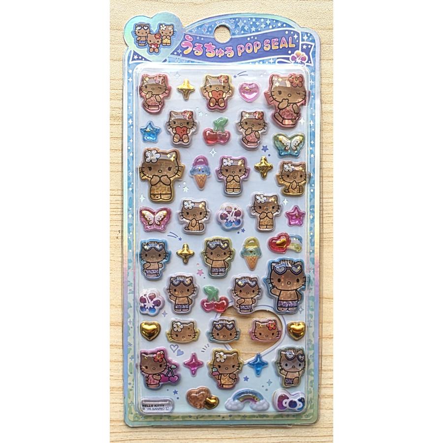 ハローキティ 2026年7月・クラックス うるちゅるPOPシール (ハロー