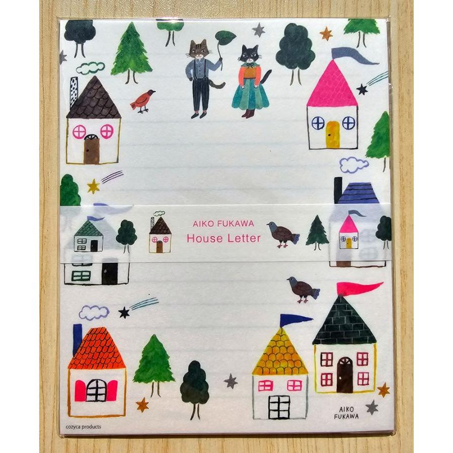 2025年9月・表現社 Aiko Fukawa レターセット House Letter : 小山商店
