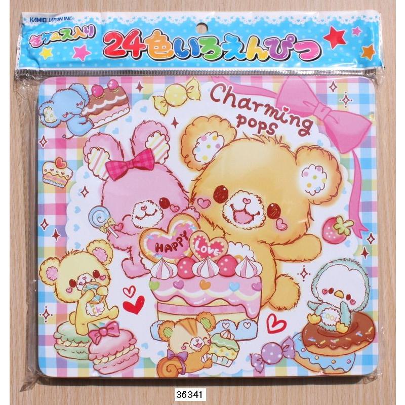pom ponette（ポンポネット） カミオジャパン 女の子柄 色えんぴつ24
