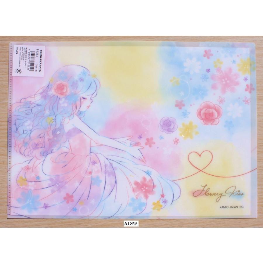 KOKUYO（コクヨ） カミオジャパン シングルクリアファイル Flowerry