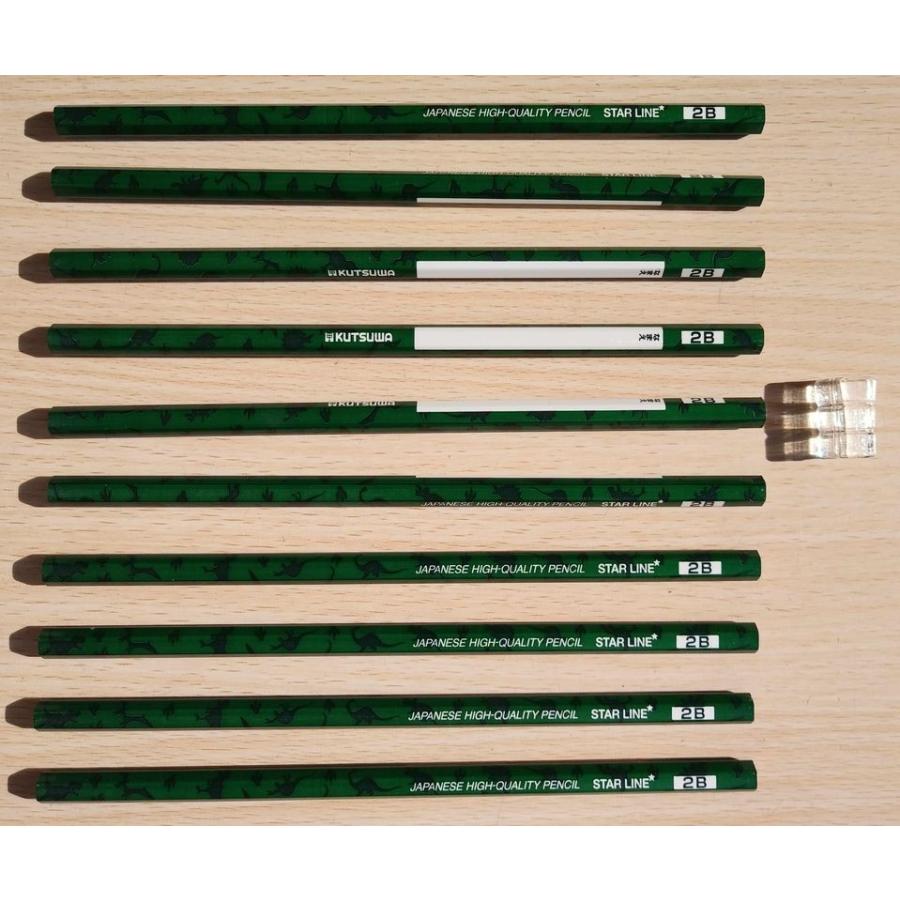 18年10月 クツワ 学校えんぴつ 芯 ２ｂ 10本セット 恐竜イラスト St102gr 小山商店ウェブショップ 通販 Yahoo ショッピング