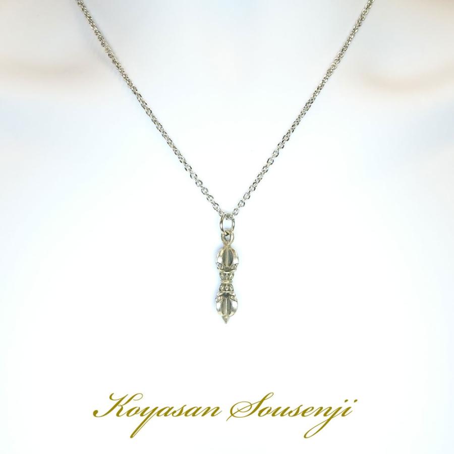 シルバーアクセサリー ネックレス 五鈷杵 御守sm-013zs : 高野山 宗泉