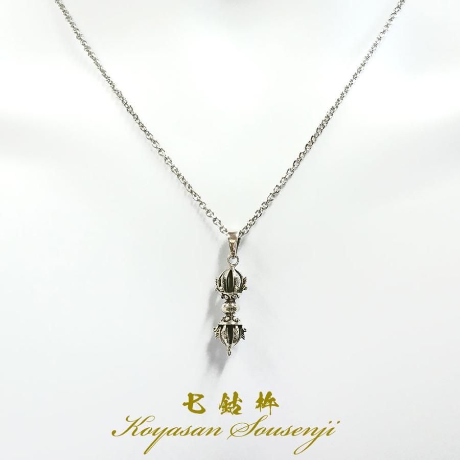 速達配送】 シルバーアクセサリー ネックレス シルバー925 七鈷杵 