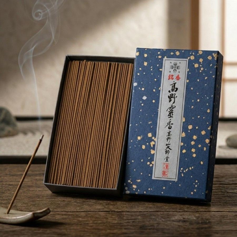 公式ショップ・送料無料】線香 銘香高野霊香 5寸(13cm) 大箱 : 高野山