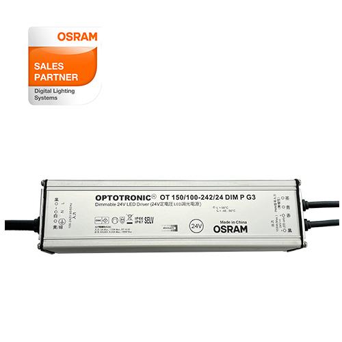 OSRAM 電源装置（調光対応）OT150/100-242V/24 DIM P G3 : 148043
