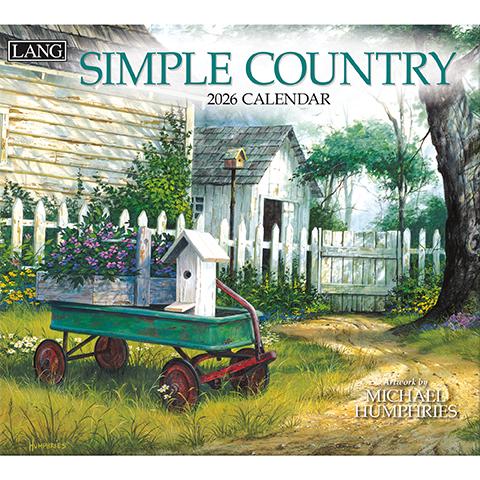 2026年 ラング / LANG カレンダー Simple Country シンプル